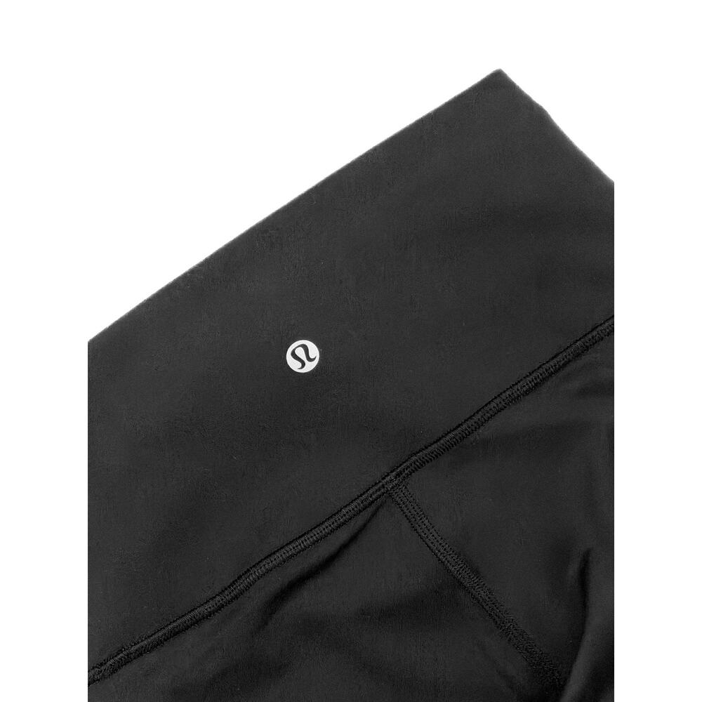 Lululemon Wunder Train Cropped Leggings Womens 4 Black W6BF7S - Picture 6 of 9